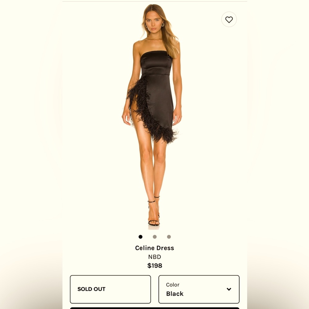 NBD Celine Dress (feather)